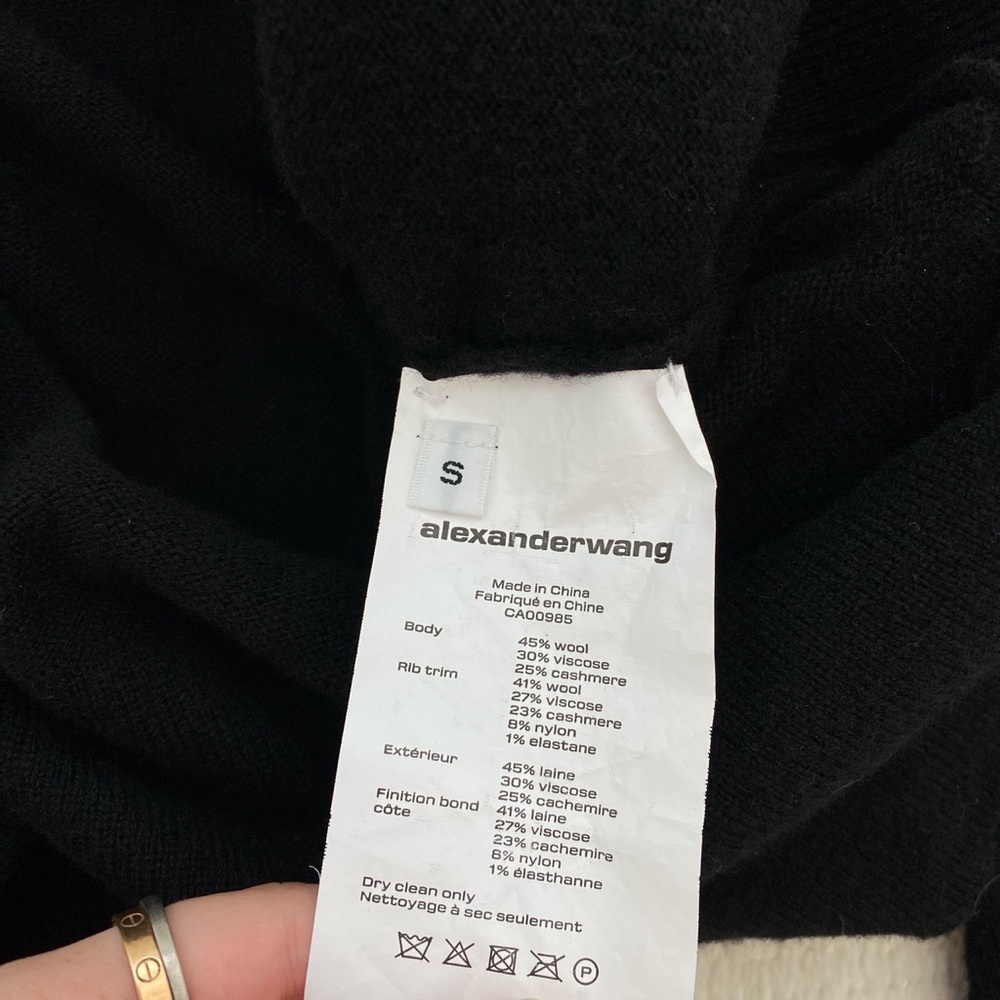 Alexander Wang tie waist v neck sweater - Picture 4 of 5